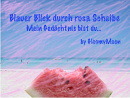 Cover: Blauer Blick durch rosa Scheibe