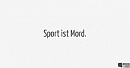 Cover: Sport ist Mord!