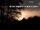 Cover: In the darkness is also a light~