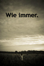 Cover: Wie immer.