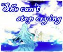 Cover: She can't stop crying