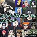 Cover: Sechs Mädchen bei den Akatsukis