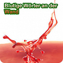 Cover: Blutige Wörter an der Wand