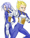 Cover: Trunks und Vegeta im Reich der Saiyajin