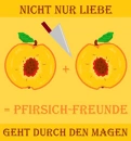 Cover: Pfirsich-Freunde: Nicht nur Liebe geht durch den Magen