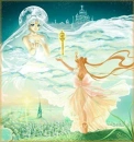 Cover: Saga über den Mond.