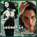 Cover: Secretly his goddess