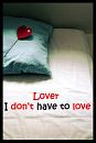 Cover: lover I don't have to love