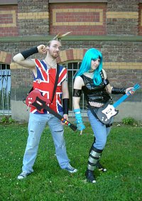 Cosplay-Cover: Johnny Napalm aus Guitar Hero