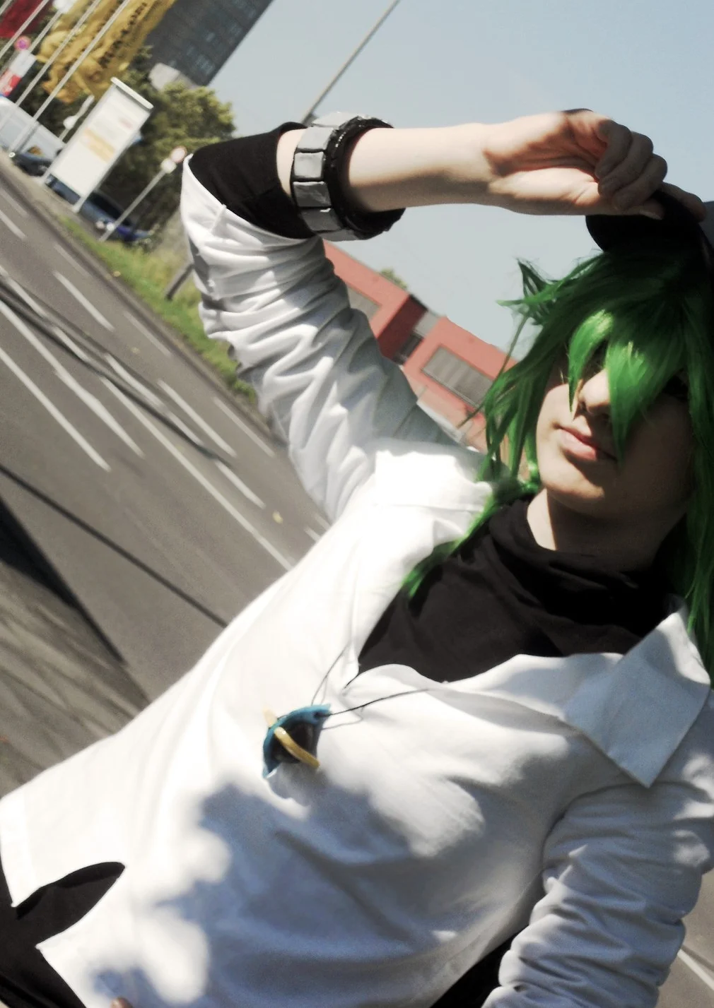 Cosplay-Cover: Mysterious Trainer "N"