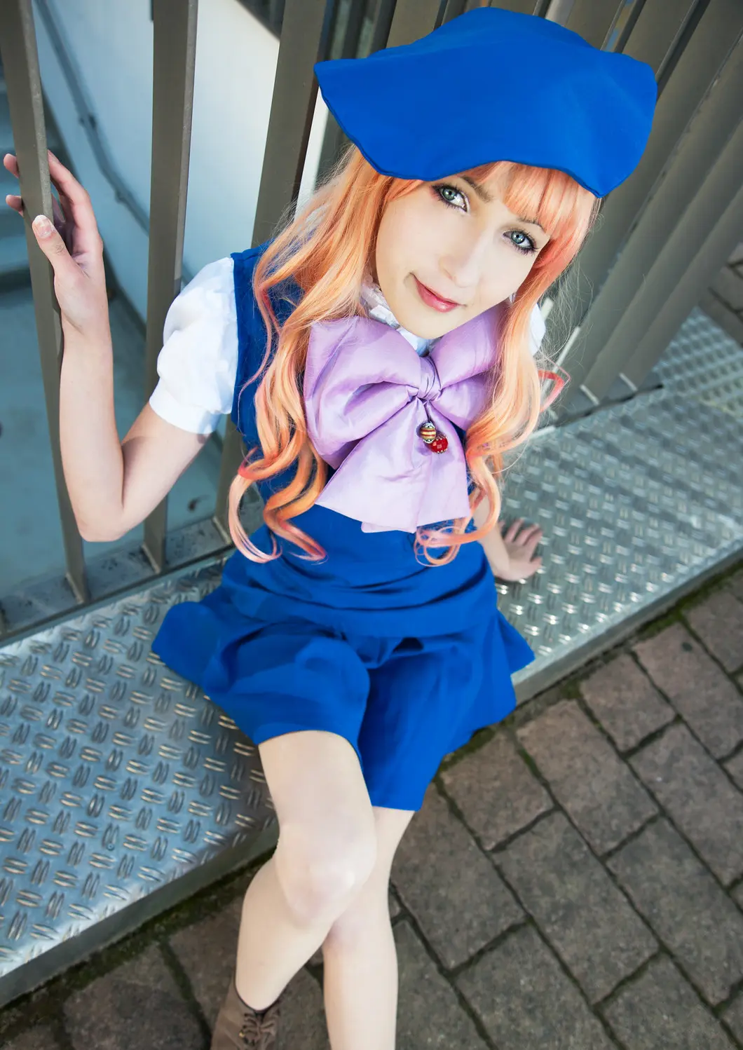 Cosplay-Cover: Sheryl Nome [Blue Stewardess]
