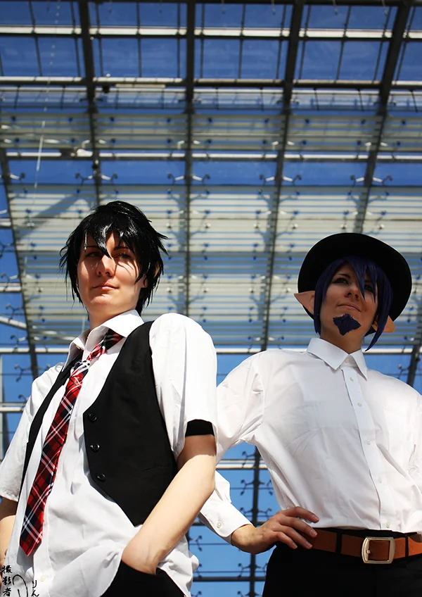 Cosplay-Cover: Samael / Mephisto Pheles (Blue Flame)