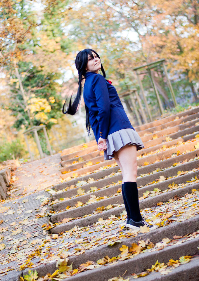 Cosplay-Cover: Azusa Nakano (Schuluniform)