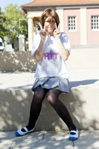 Cosplay-Cover: Yui Hirasawa (Schulfestversion)