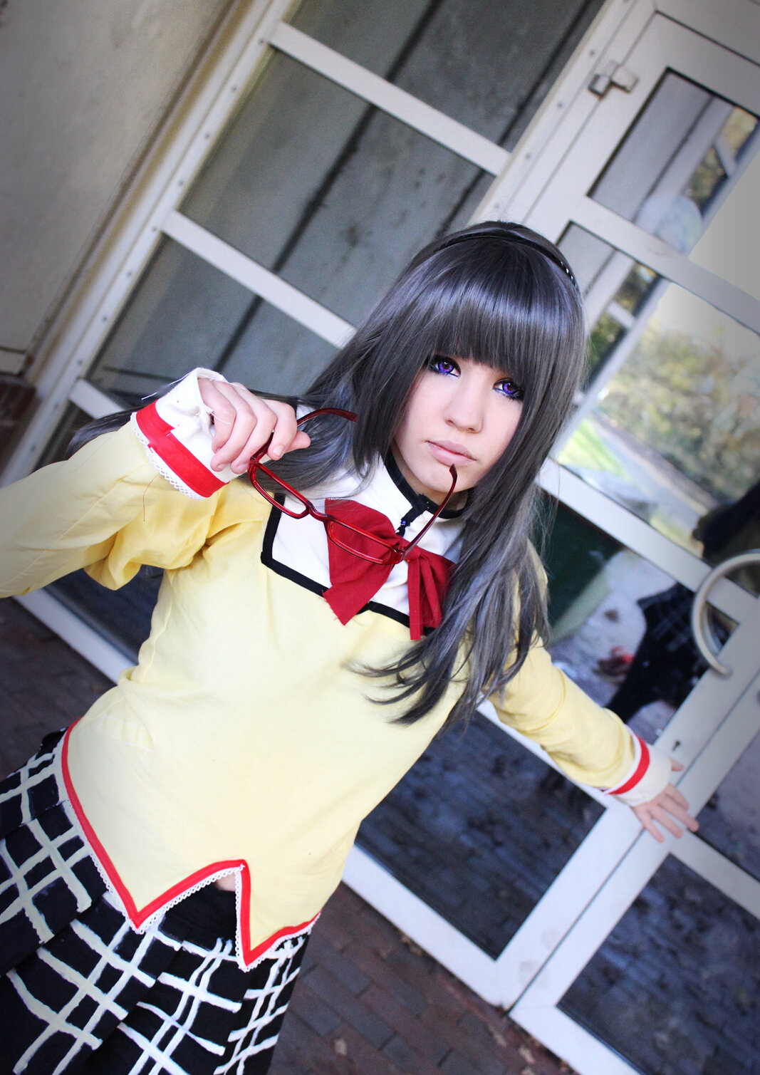 Cosplay-Cover: Homura Akemi [[School]]