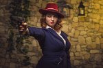 Cosplay-Cover: Peggy Carter (Blue Suit)