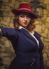 Cosplay-Cover: Peggy Carter (Blue Suit)