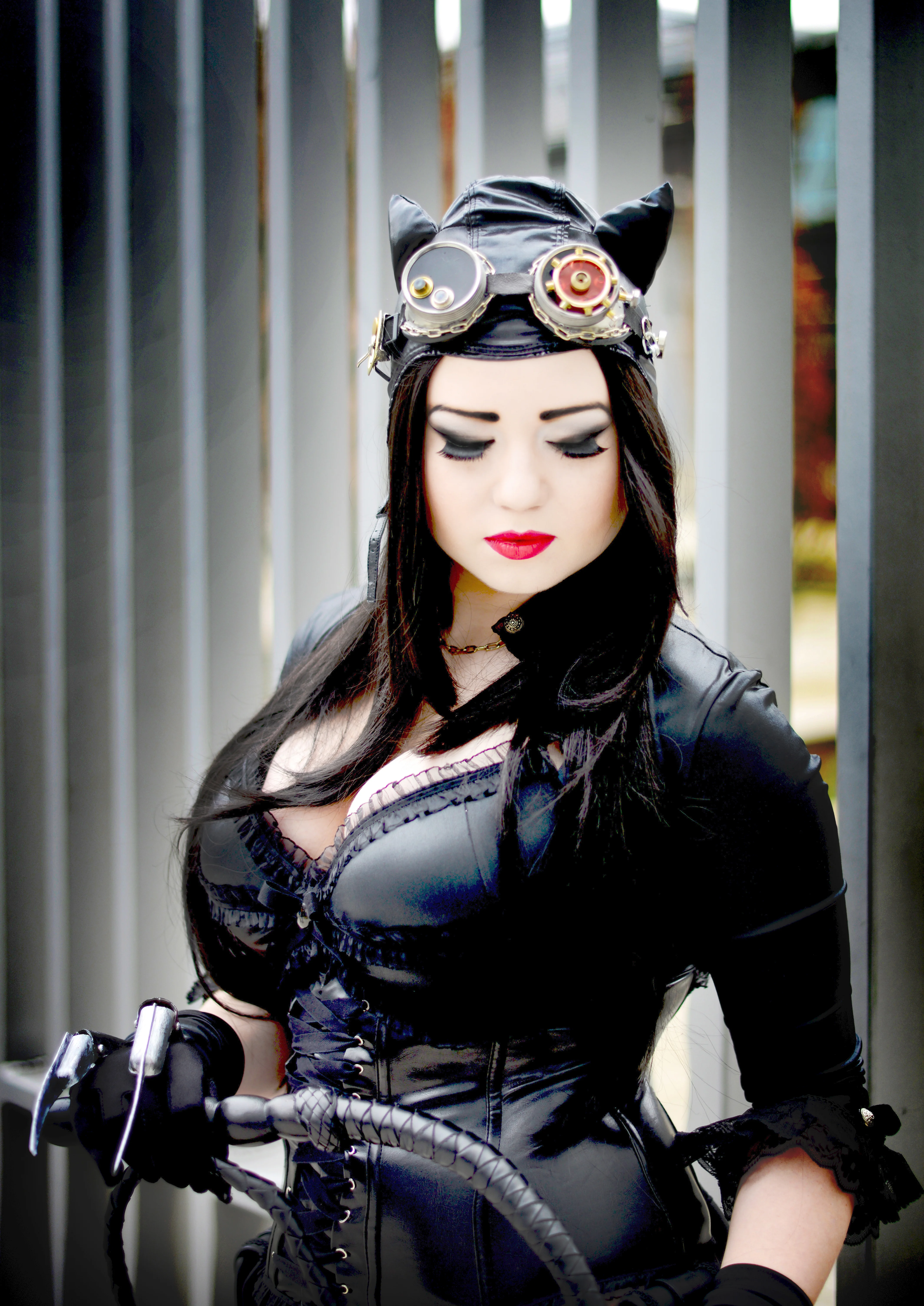 Cosplay-Cover: Catwoman Steam Punk (Fanart No Flutter)