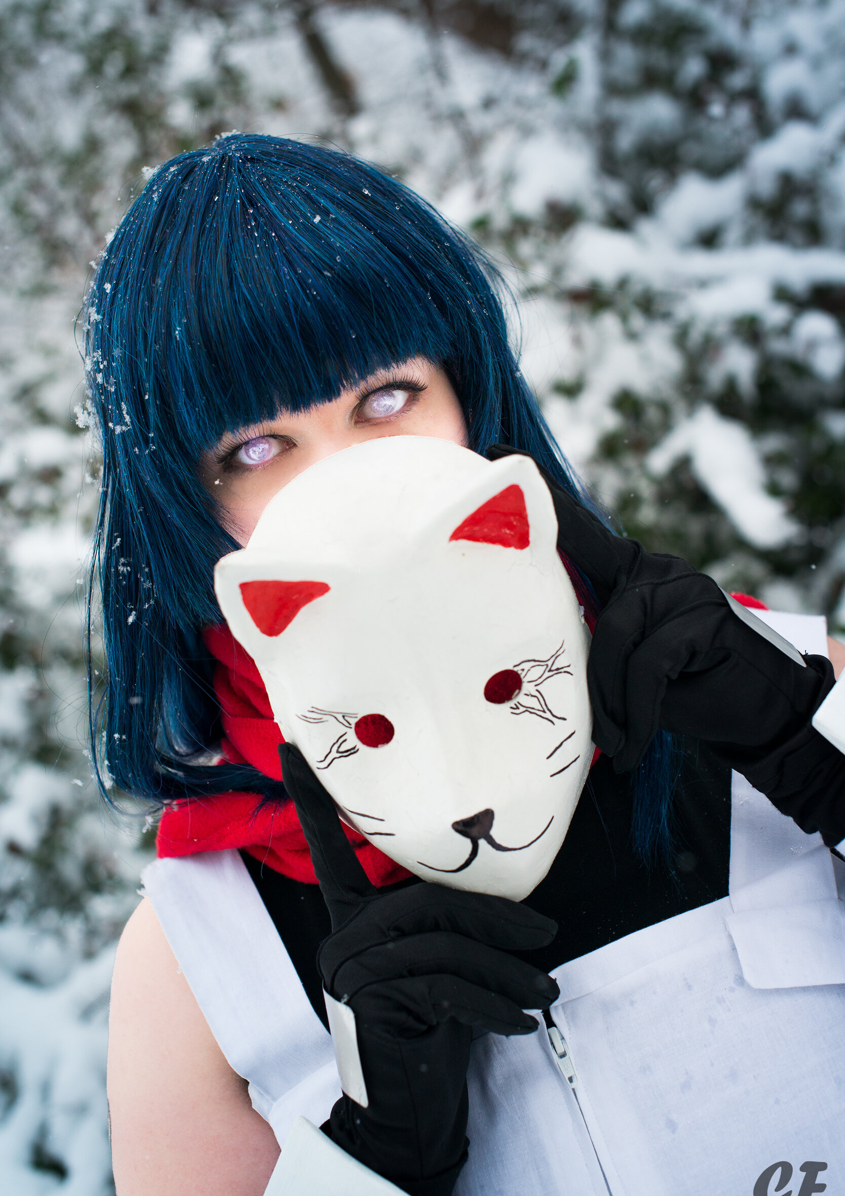 Cosplay-Cover: Hinata [Anbu-Fanartversion]