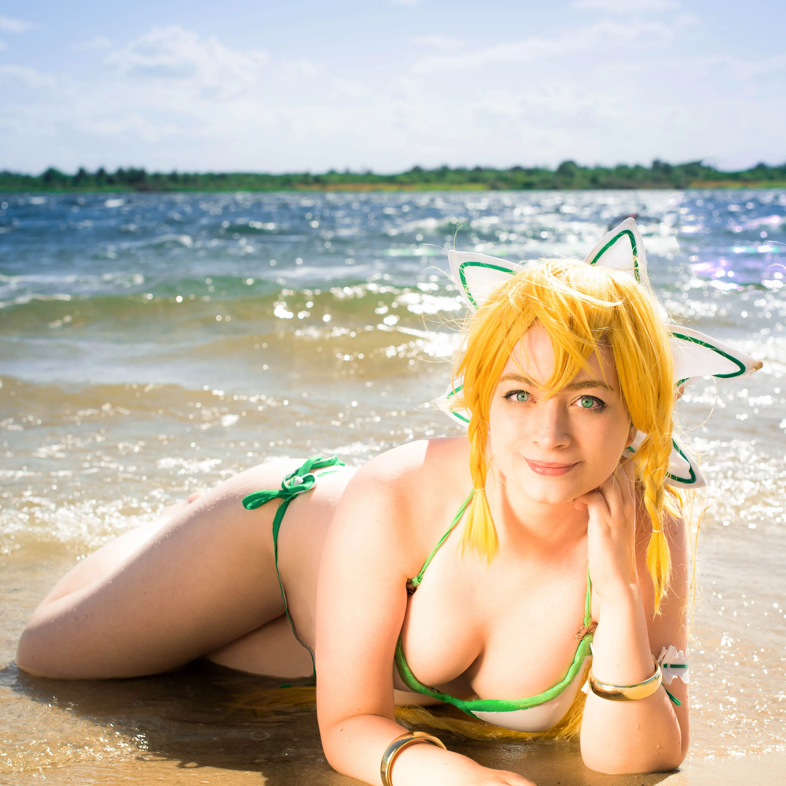 Cosplay: Leafa am Strand [*]