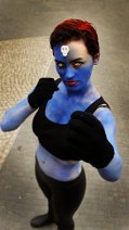 Cosplay-Cover: Mystique (Comic-Version)