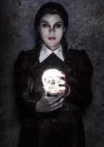 Cosplay-Cover: Wednesday Addams