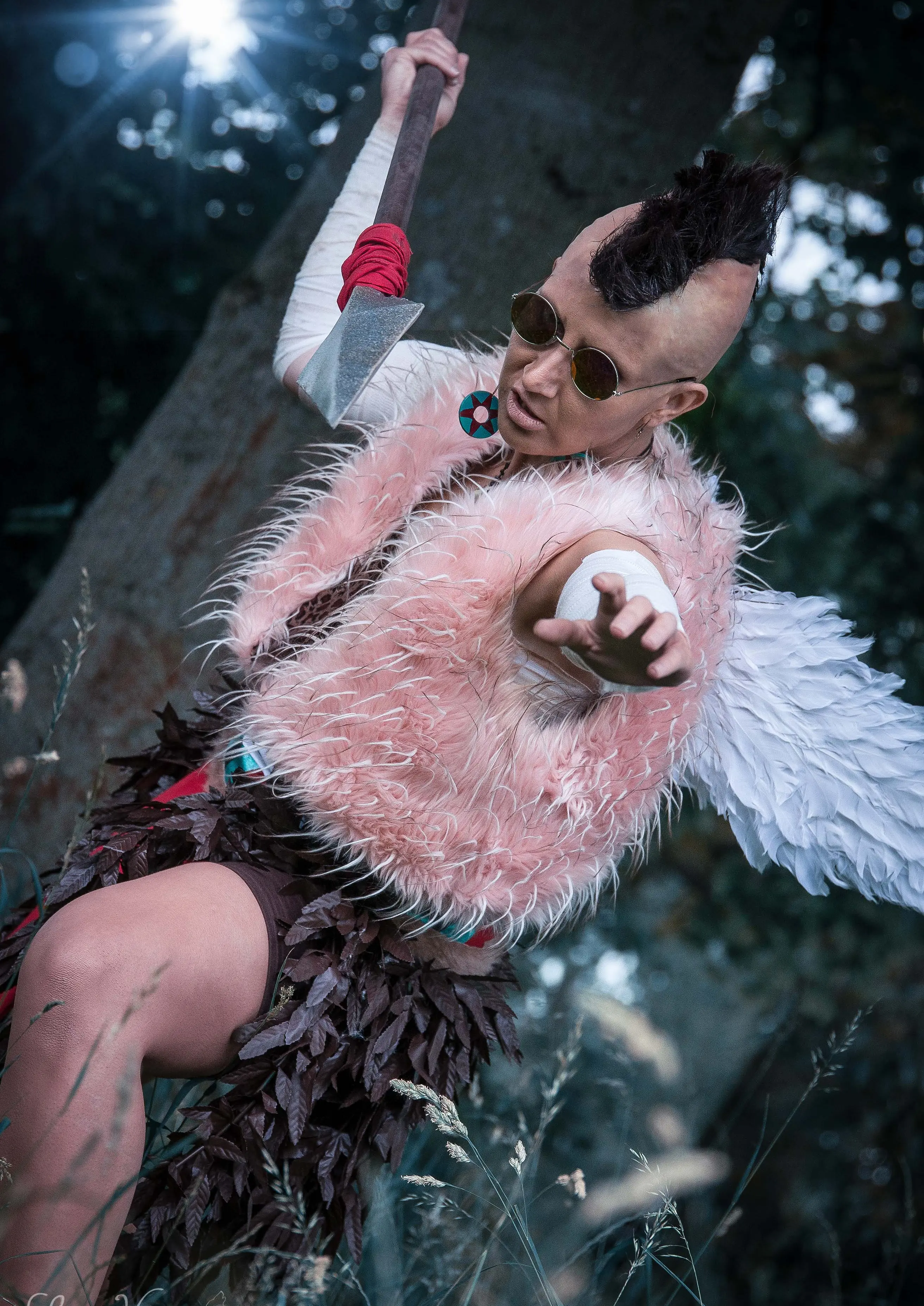 Cosplay-Cover: Fangschrecke