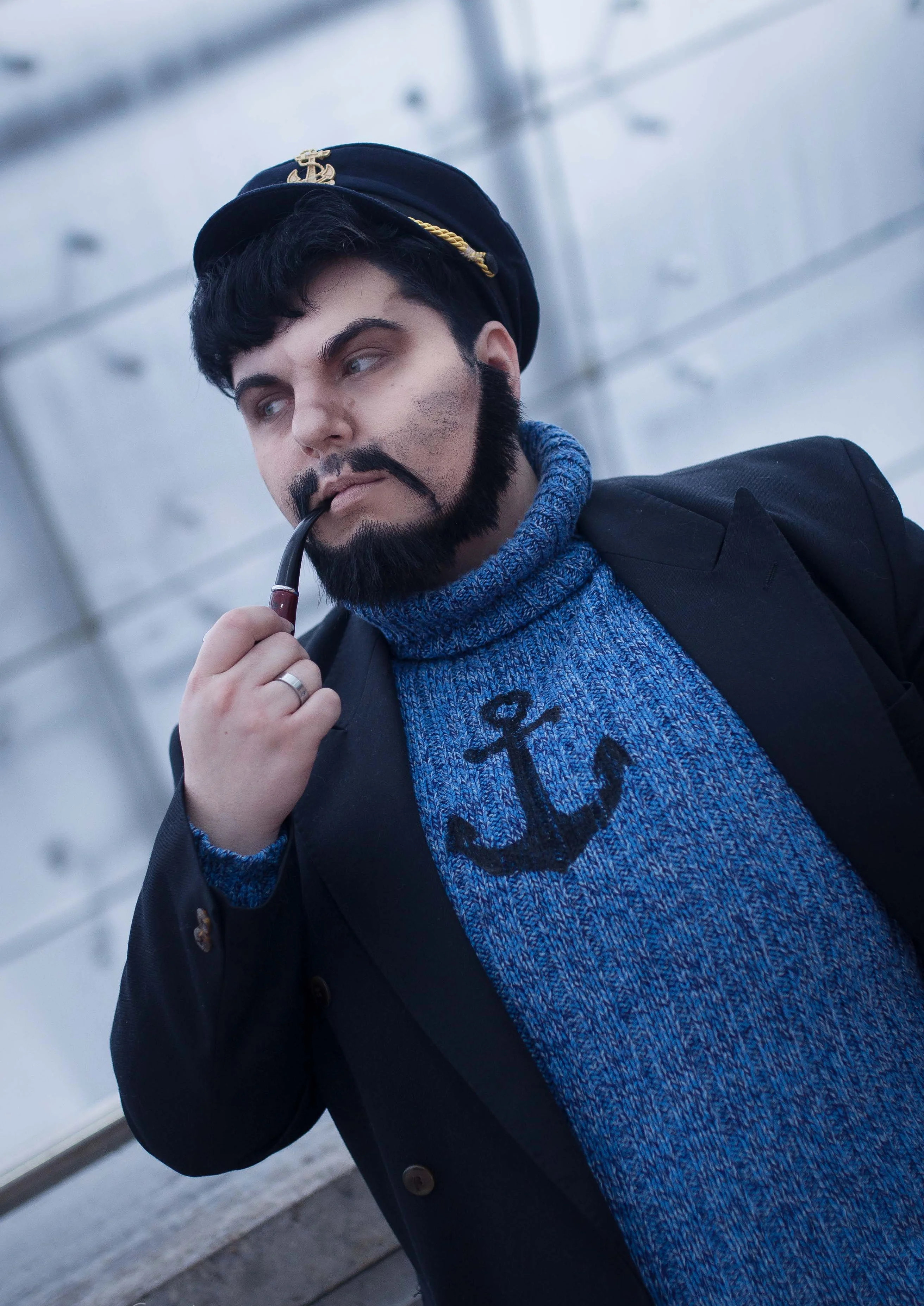 Cosplay-Cover: Kapitän Achribald Haddock