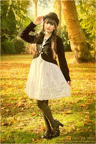 Cosplay-Cover: Gothic Lolita ~ Black & White ~ Nov. 2014