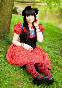 Cosplay-Cover: Sweet Lolita ~ black & red ~ Trachtenkleid ~ April