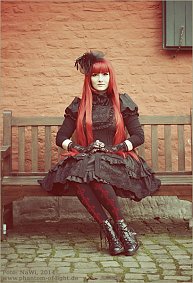 Cosplay-Cover: Gothic Lolita ~ schwarz und rot ~ März 2014