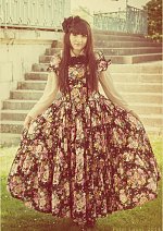 Cosplay-Cover: Flowers Long Dress ~ Handmade ~ Mai 2014