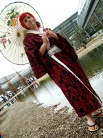 Cosplay-Cover: Uzumaki Kushina [Yukata]