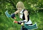 Cosplay-Cover: Zidane Tribal [Dissidia Navy Gilet Version]