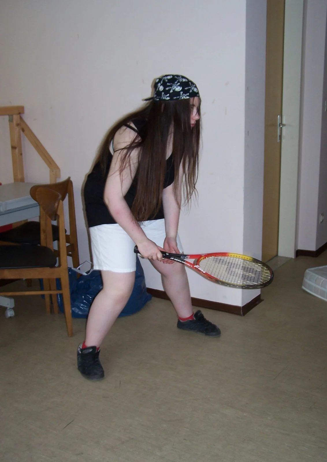 Cosplay-Cover: Kaidoh Kaoru [trainingsgewand + totenkopf bandana]