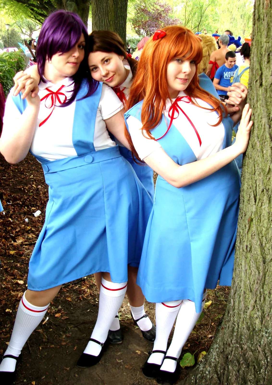 Cosplay-Cover: Sōryū Asuka Langley (schooldress)