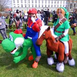 Cosplay: Link auf Epona