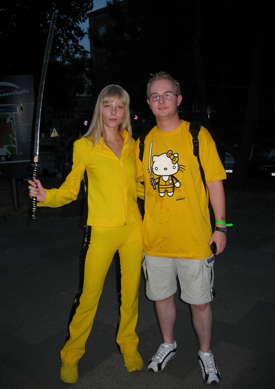Cosplay-Cover: kill bill kitty t-shirt