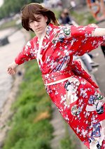 Cosplay-Cover: Haruhi Suzumiya (Kimono)