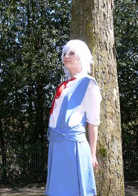 Cosplay-Cover: Ayanami Rei (Schuluniform)