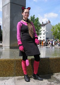 Cosplay-Cover: schwarz-pinke katze^^