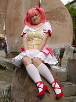 Cosplay-Cover: Kaname Madoka *Puella Magi*