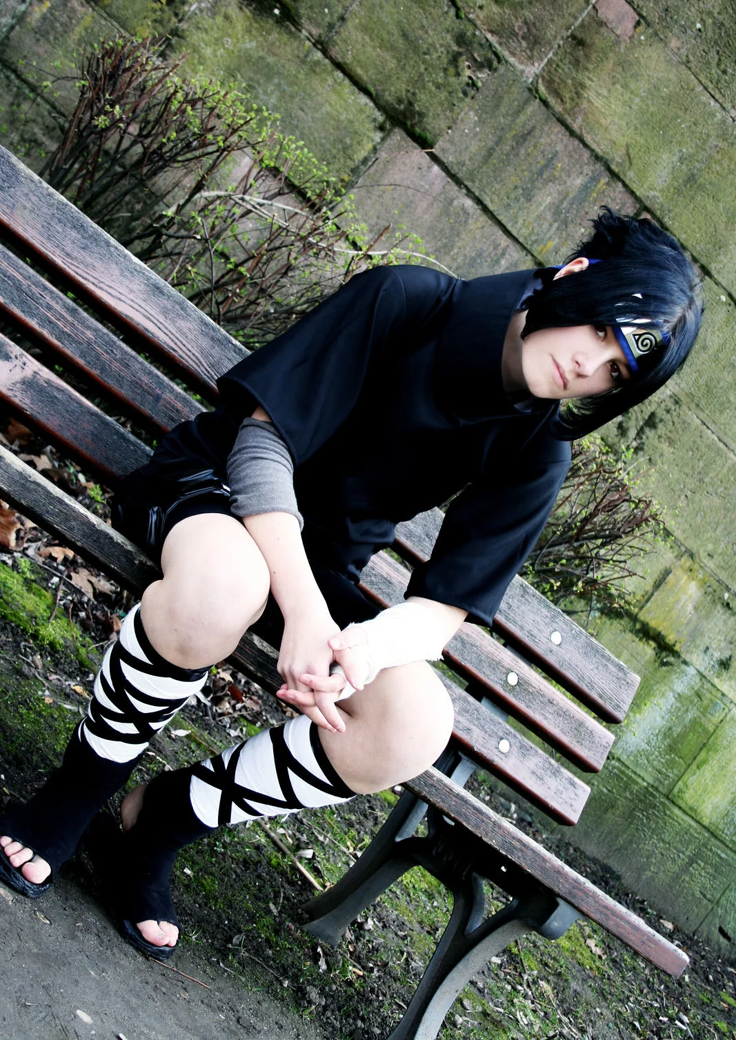 Cosplay-Cover: Uchiha Sasuke//Black Basic