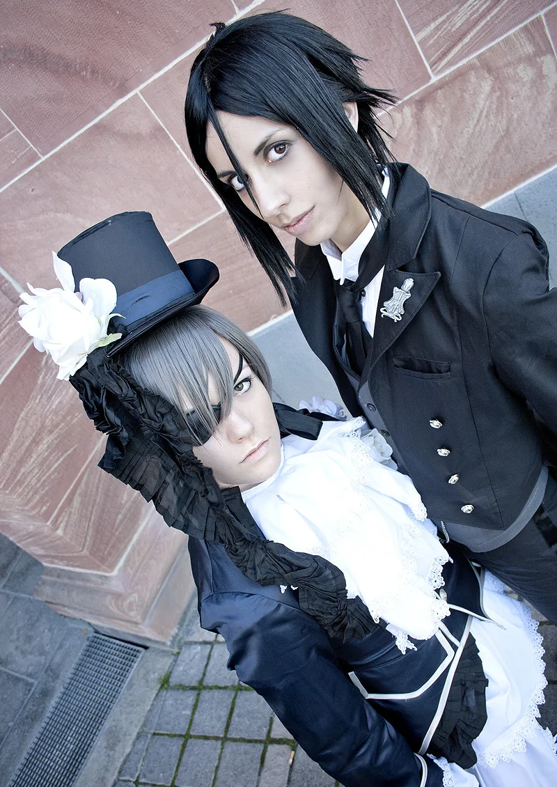 Cosplay-Cover: Sebastian Michaelis (blue artwork) [Cos-Nr. 17]