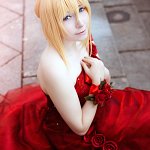 Cosplay: Christa Lenz [Red Gown]