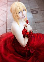 Cosplay-Cover: Christa Lenz [Red Gown]