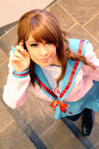 Cosplay-Cover: Mikuru Asahina (Schuluniform)