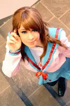 Cosplay-Cover: Mikuru Asahina (Schuluniform)