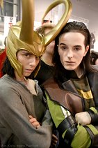 Cosplay-Cover: Loki prison - with helmet and slippers
