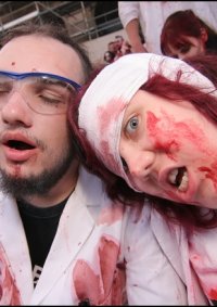 Cosplay-Cover: Chemiker-Zombie